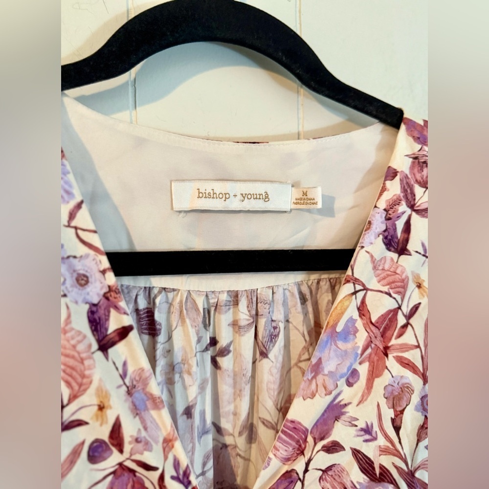 Bishop & Young Carly Ruched Front Dress in True Romance Sz M - Picture 5 of 11